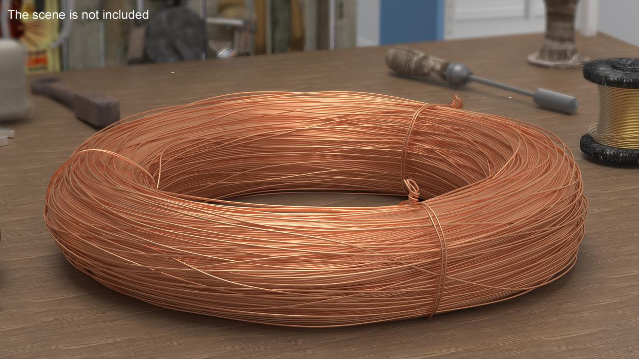 3D Cooper Wire Coil