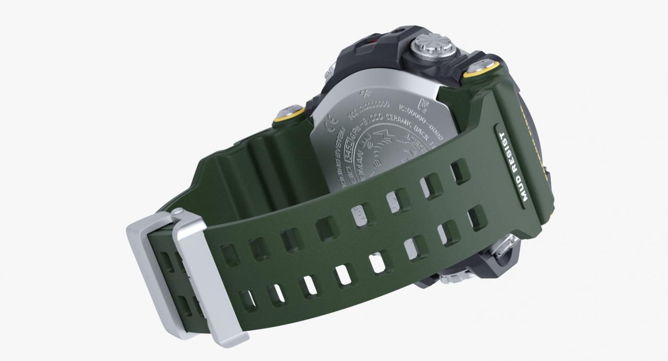 3D Casio G-Shock Rangeman GPR B1000 Khaki model