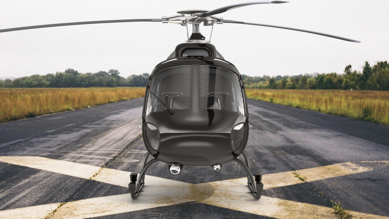 Private Eurocopter AS355 3D model