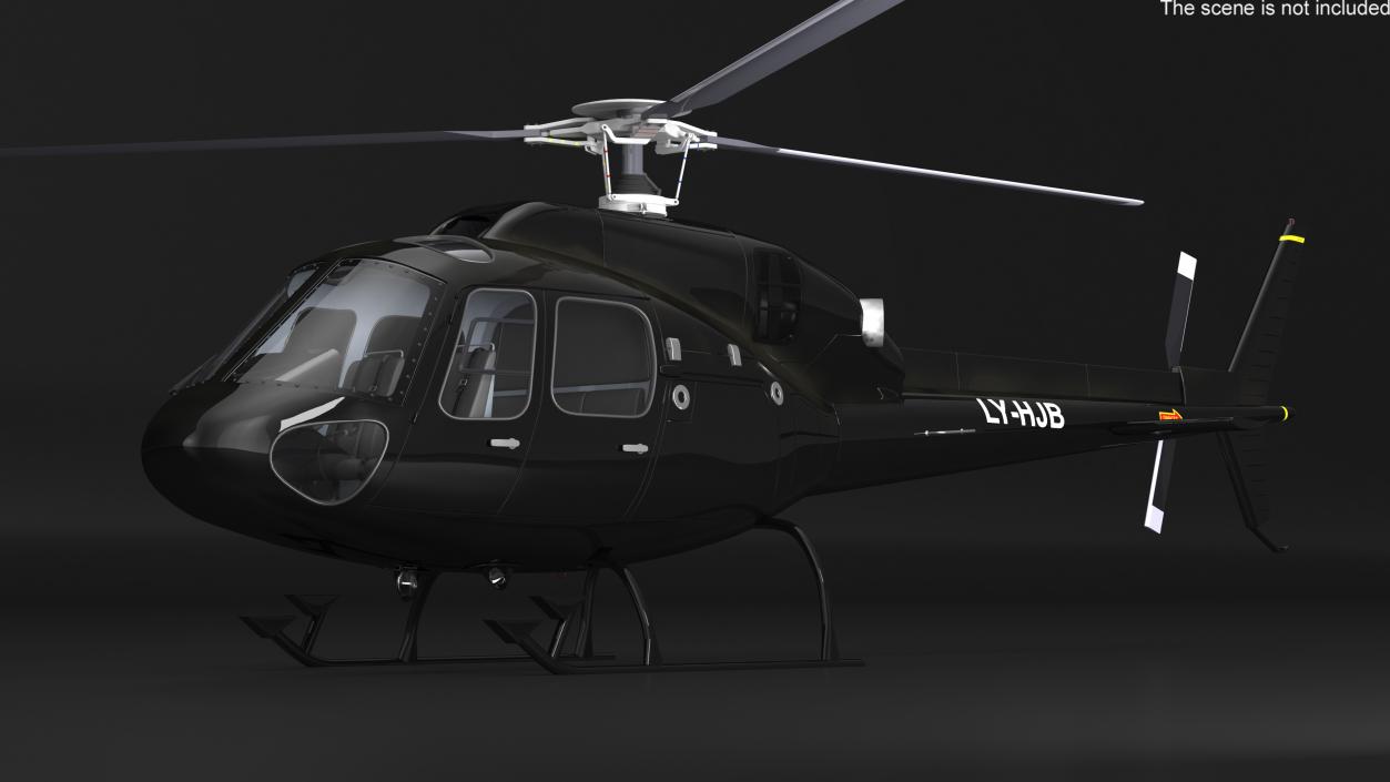 Private Eurocopter AS355 3D model