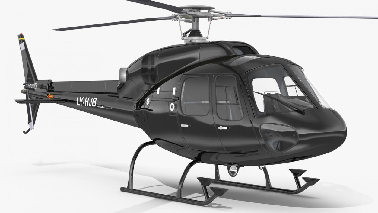 Private Eurocopter AS355 3D model