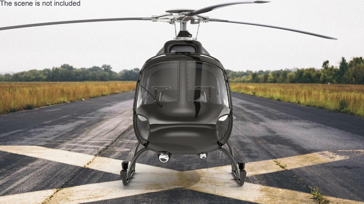 Private Eurocopter AS355 3D model