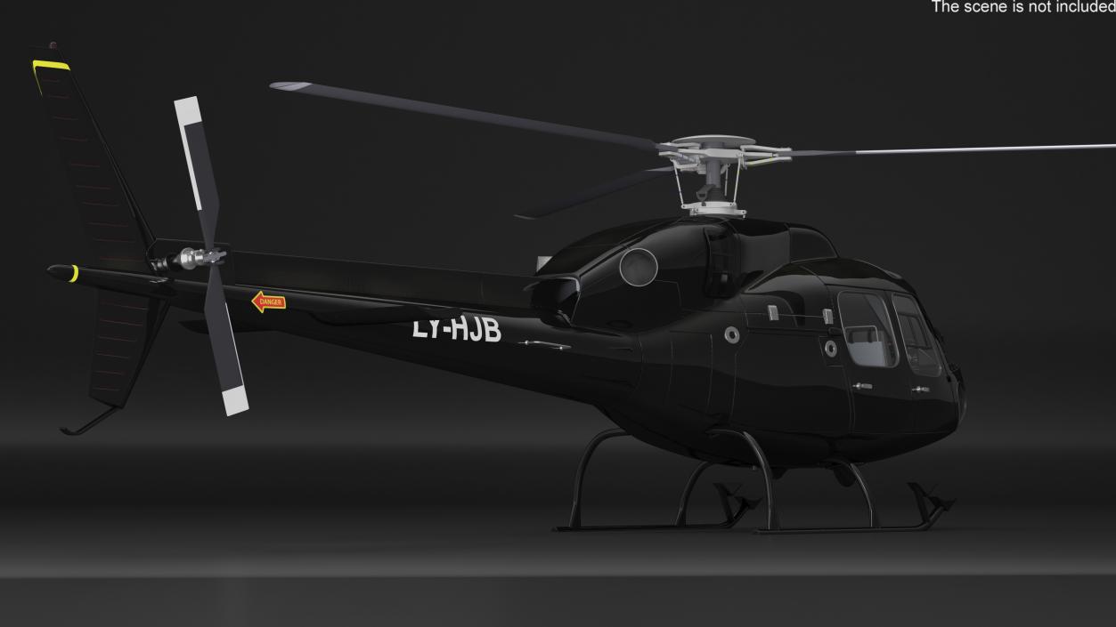 Private Eurocopter AS355 3D model