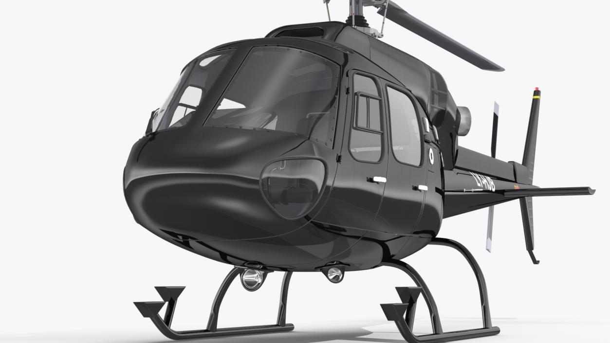 Private Eurocopter AS355 3D model