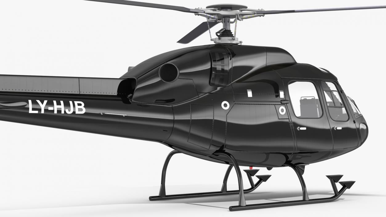 Private Eurocopter AS355 3D model