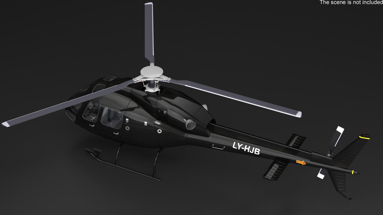 Private Eurocopter AS355 3D model