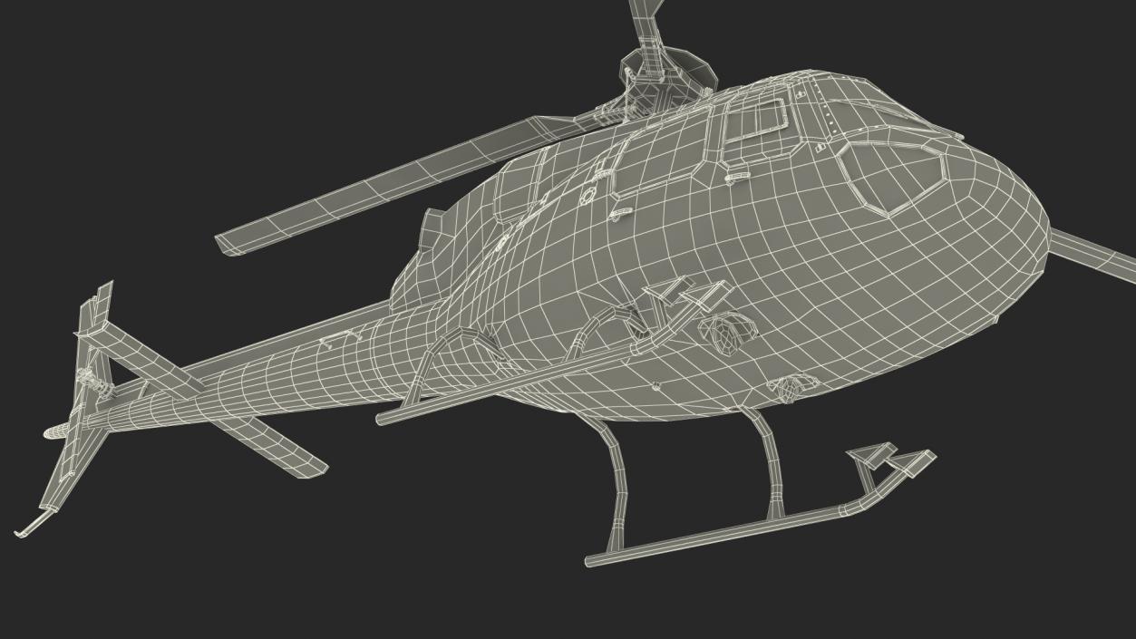 Private Eurocopter AS355 3D model