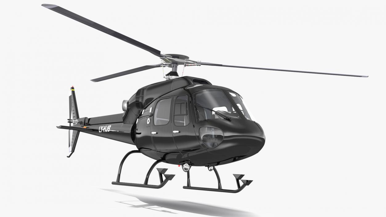 Private Eurocopter AS355 3D model