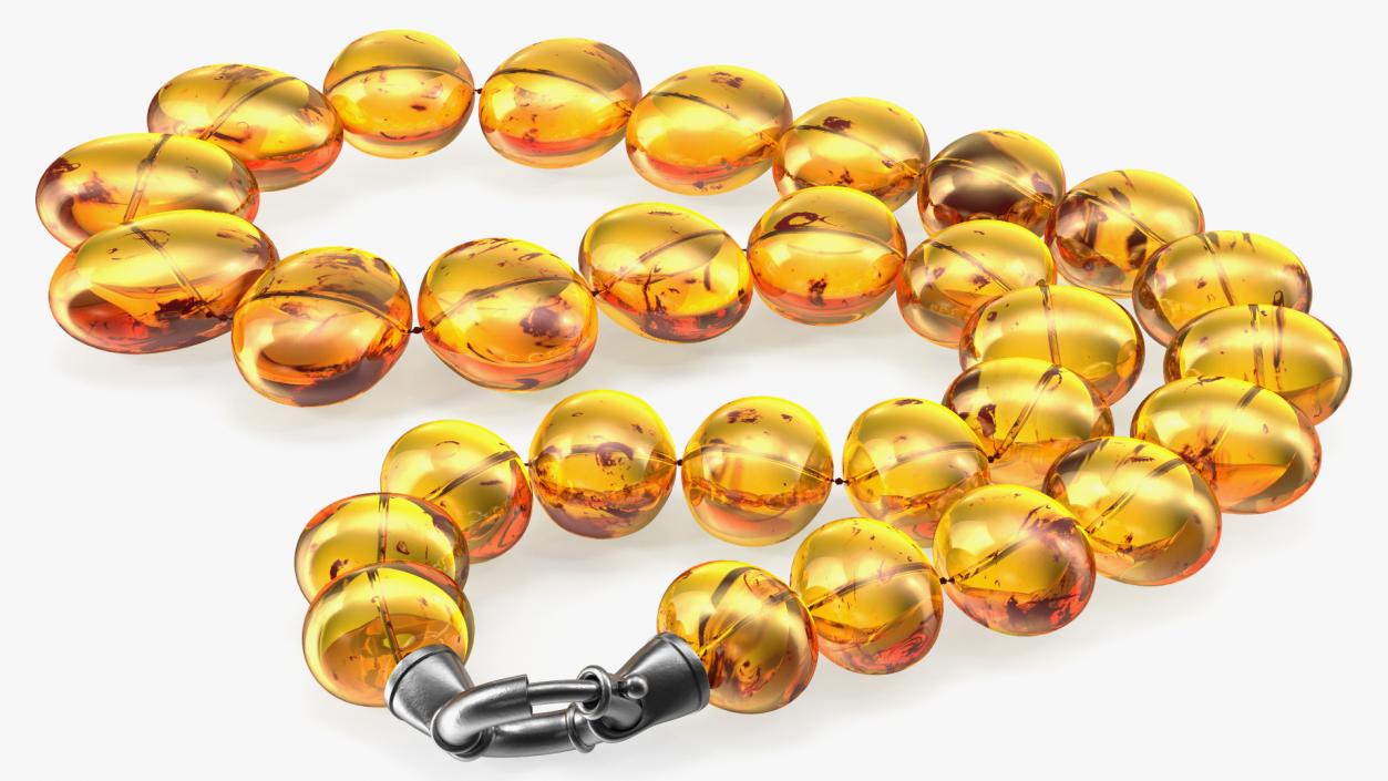 3D Amber Beads