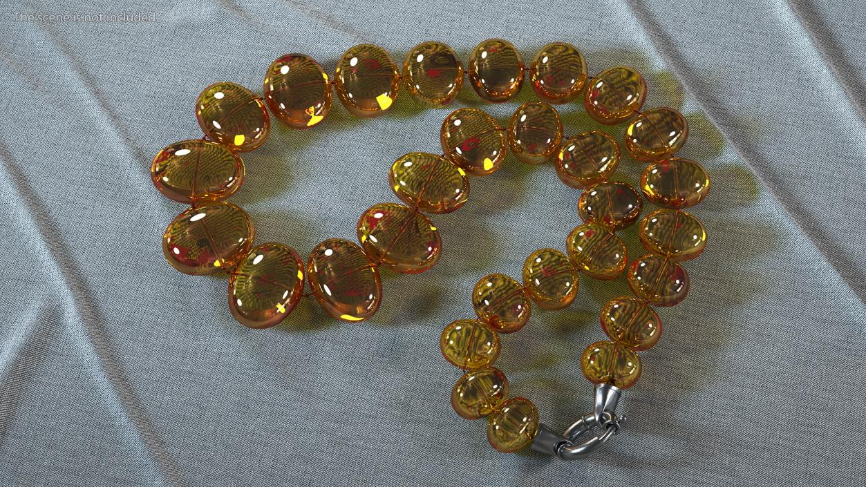 3D Amber Beads