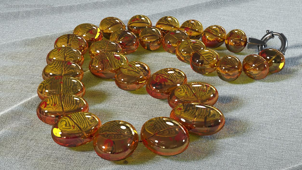 3D Amber Beads