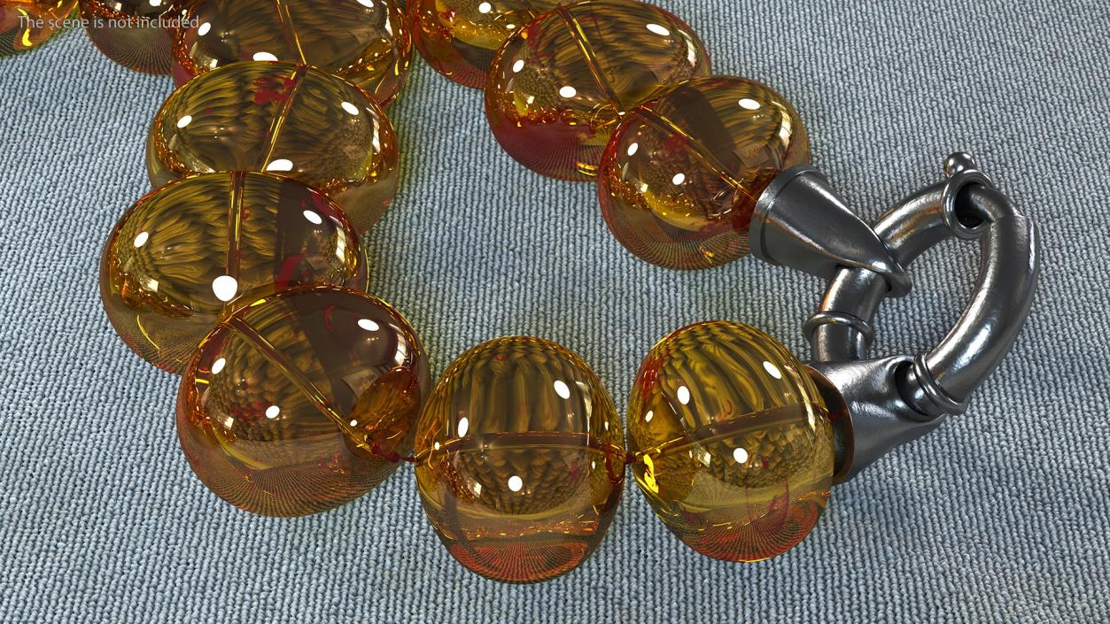 3D Amber Beads