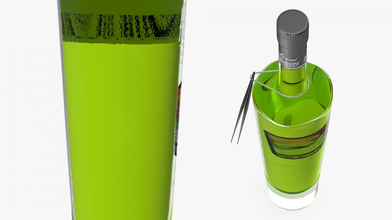 3D model Alcoholic Drinks Collection 10