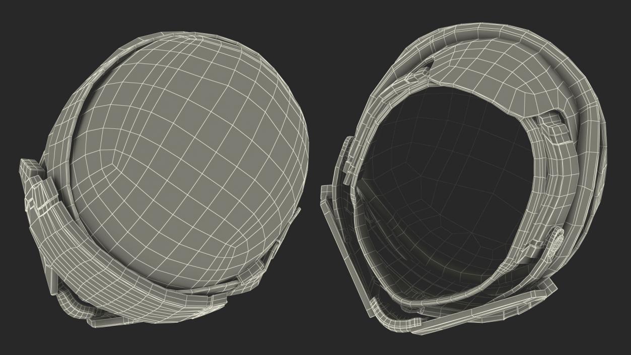 3D model Sci-Fi Battle Helmet