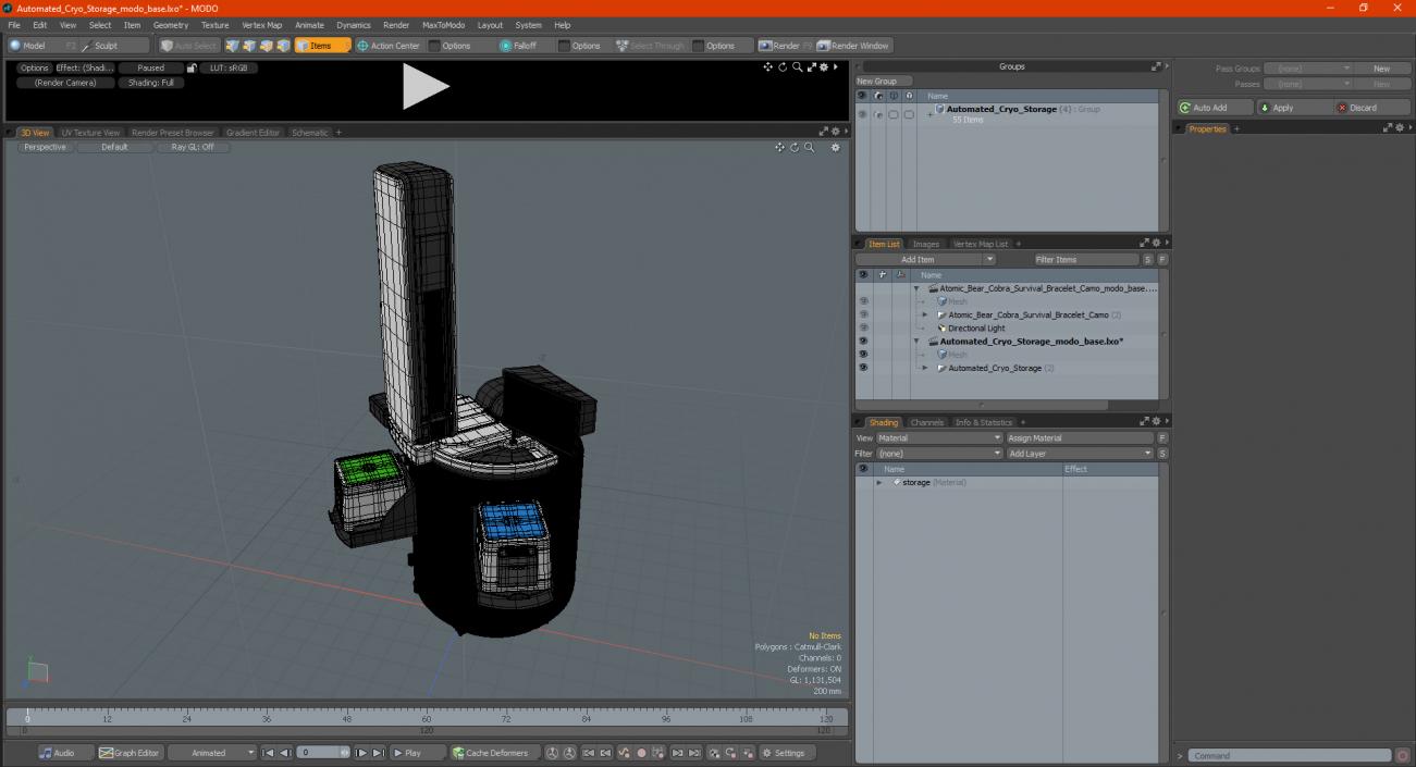 Automated Cryo Storage 3D