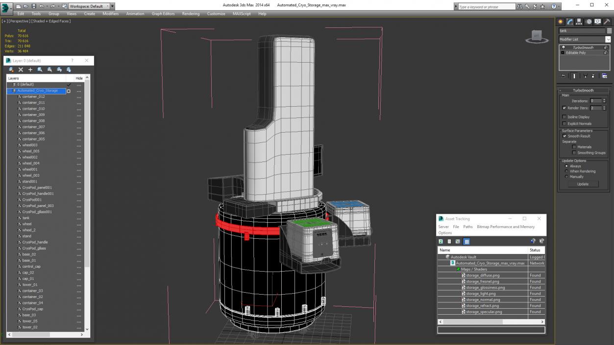 Automated Cryo Storage 3D