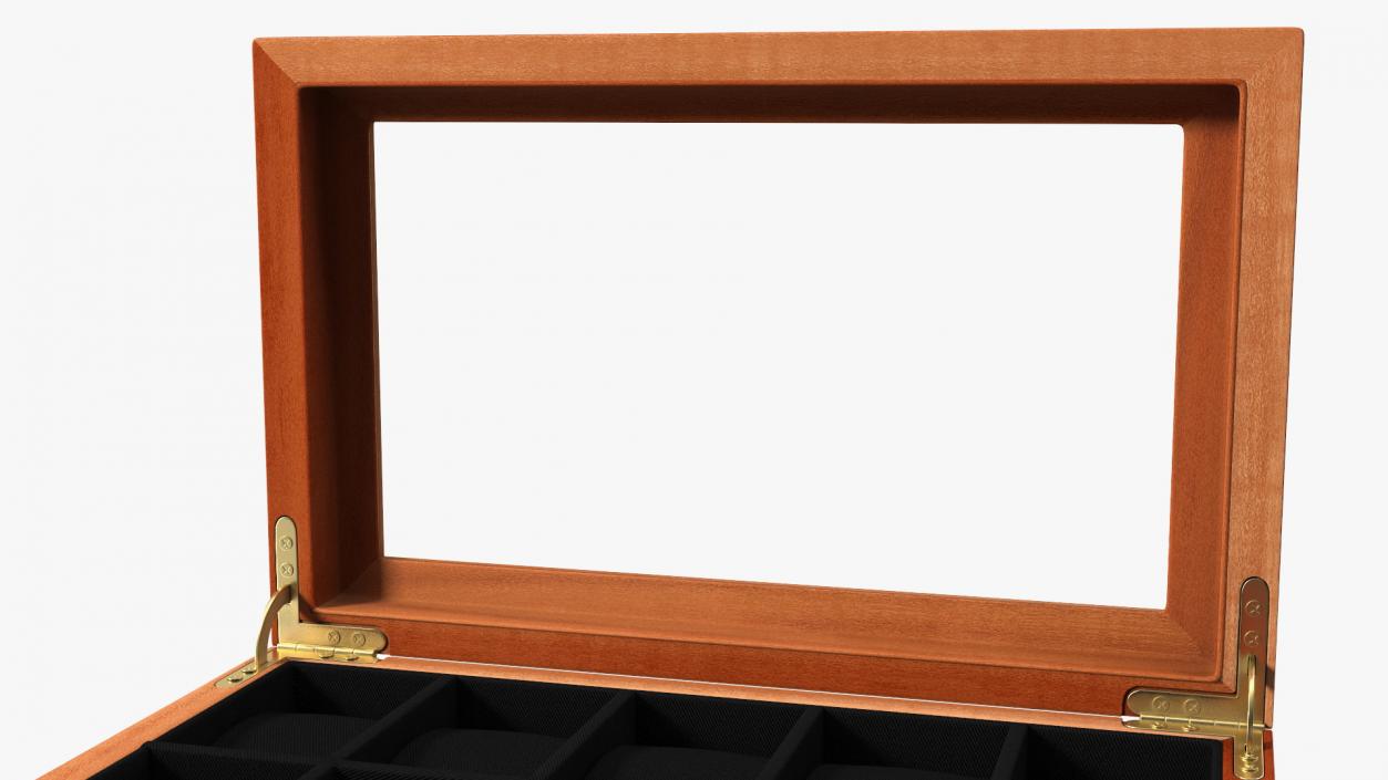 Watch Display Box Wooden 3D model