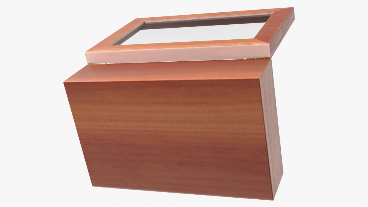 Watch Display Box Wooden 3D model