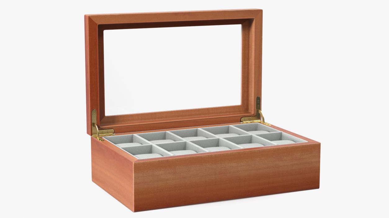 Watch Display Box Wooden 3D model