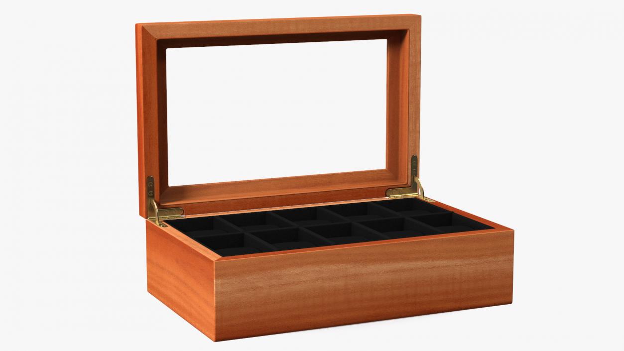 Watch Display Box Wooden 3D model