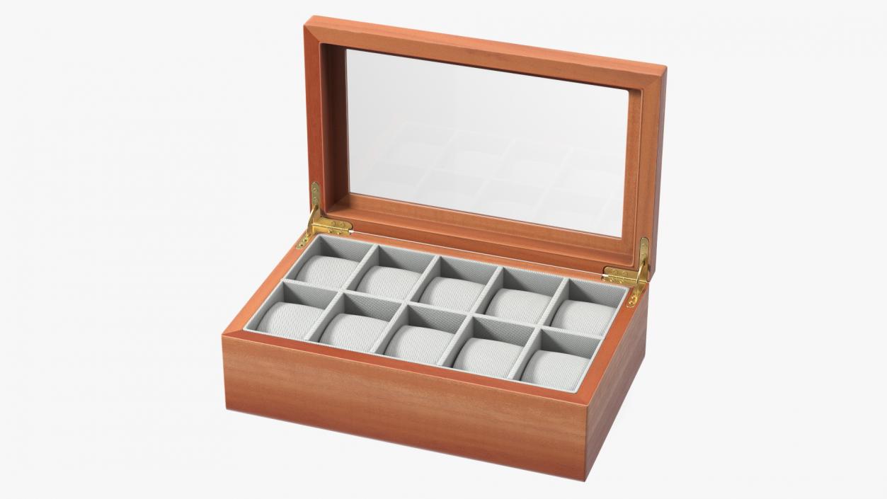 Watch Display Box Wooden 3D model