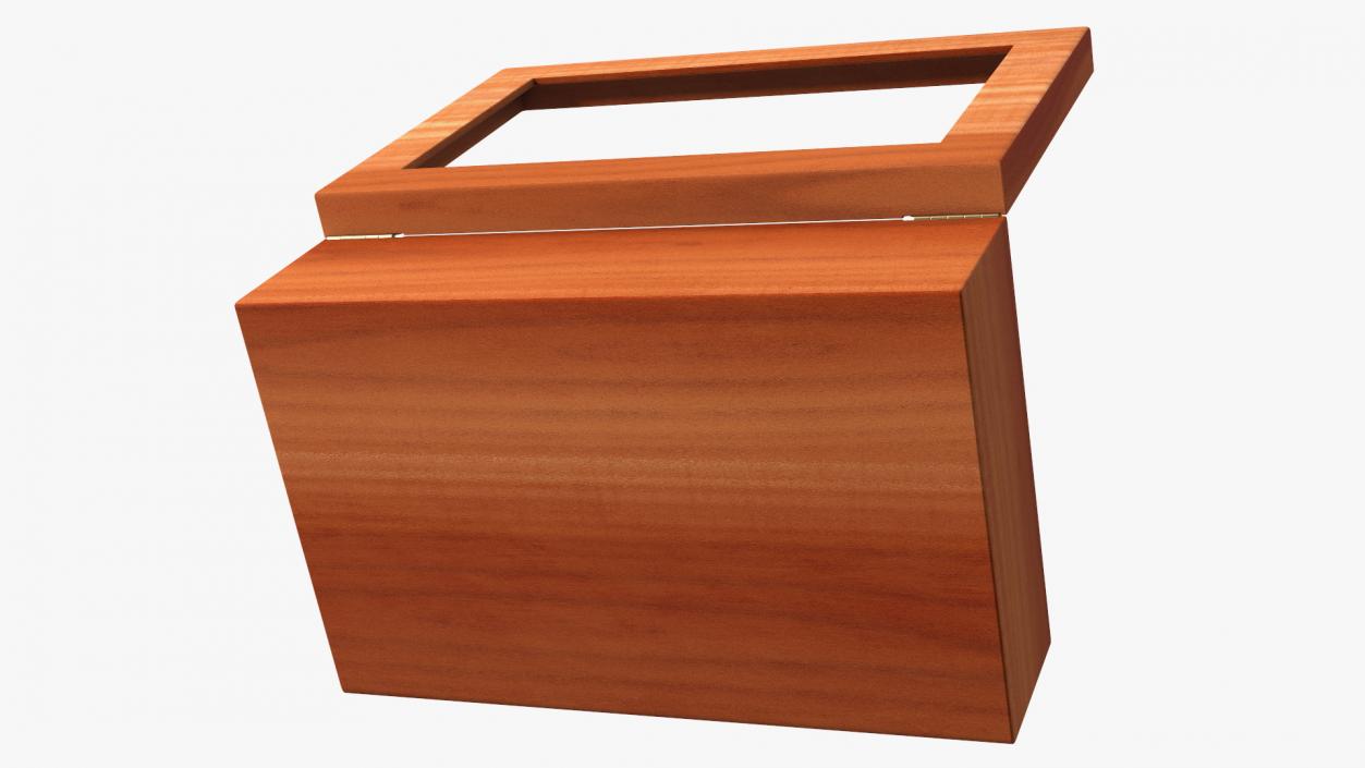 Watch Display Box Wooden 3D model