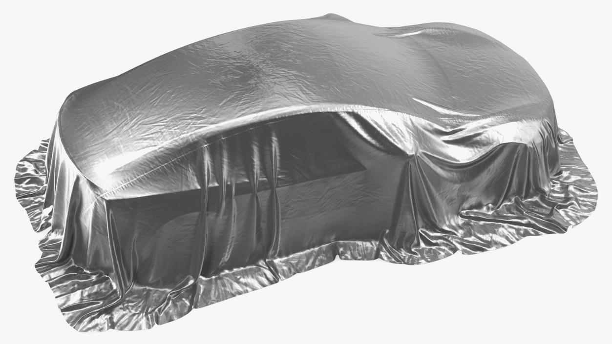 3D model Nylon Car Cover Material Protection