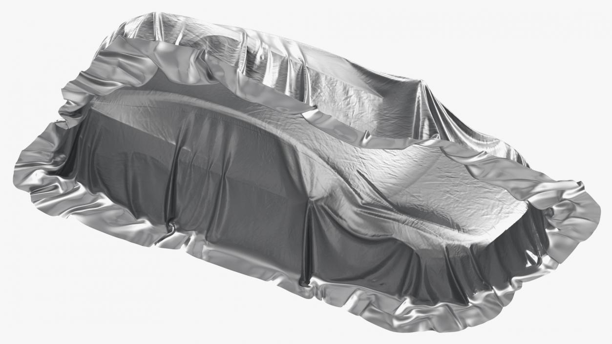 3D model Nylon Car Cover Material Protection