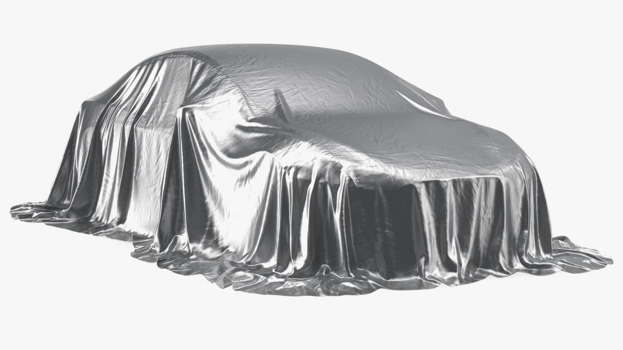 3D model Nylon Car Cover Material Protection