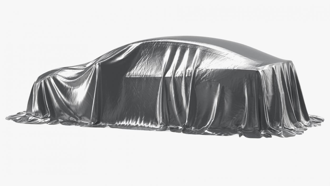 3D model Nylon Car Cover Material Protection