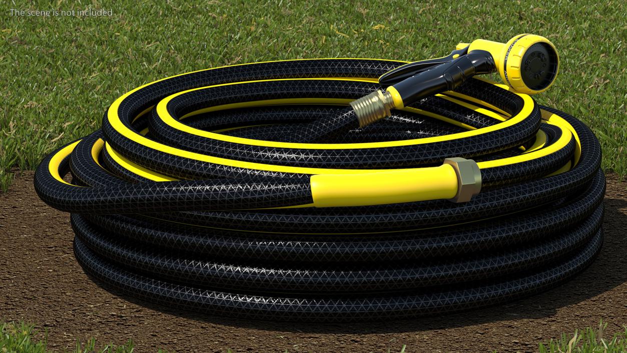 3D Garden Hoses Collection model