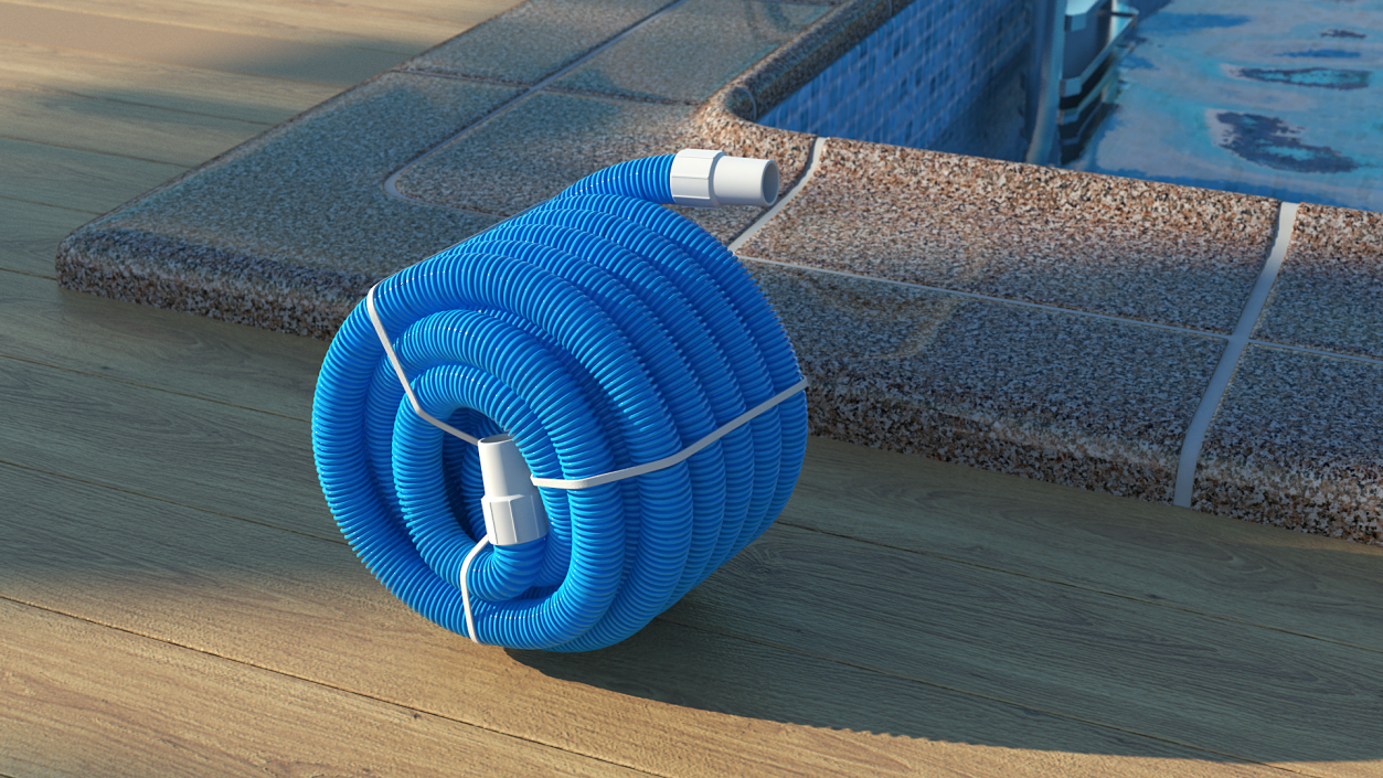 3D model Packed Floating Hose