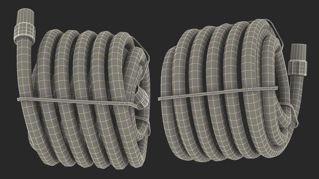 3D model Packed Floating Hose