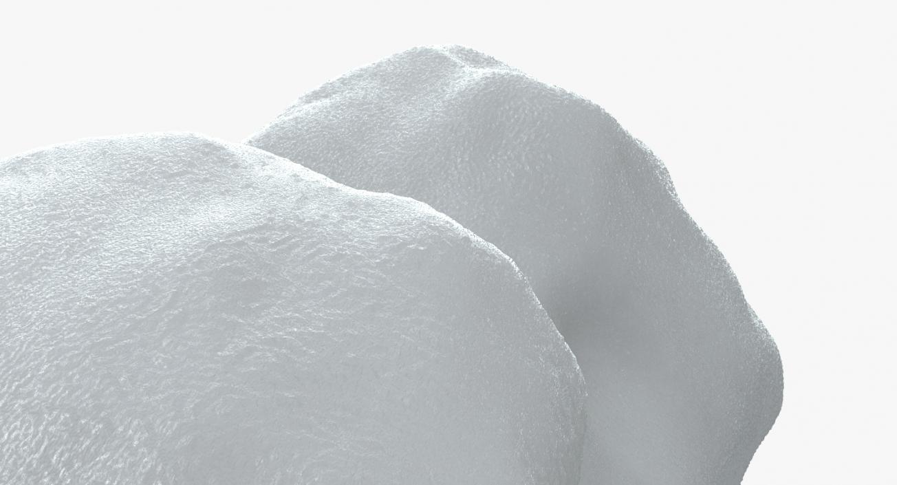 3D Snowballs Set model