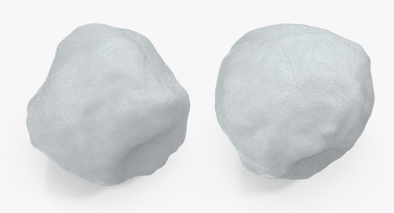 3D Snowballs Set model