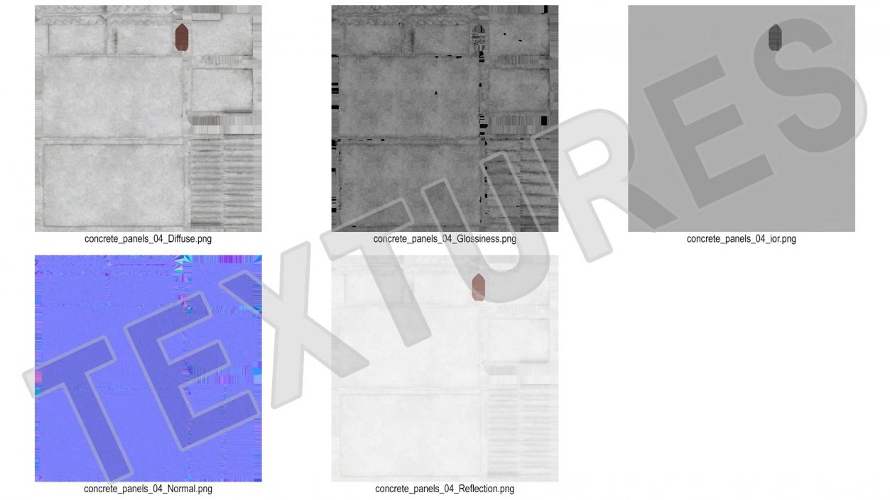 Concrete Panel 3D model