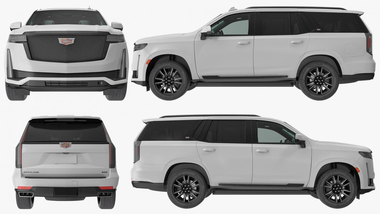 Cadillac Escalade 2021 Rigged 3D model