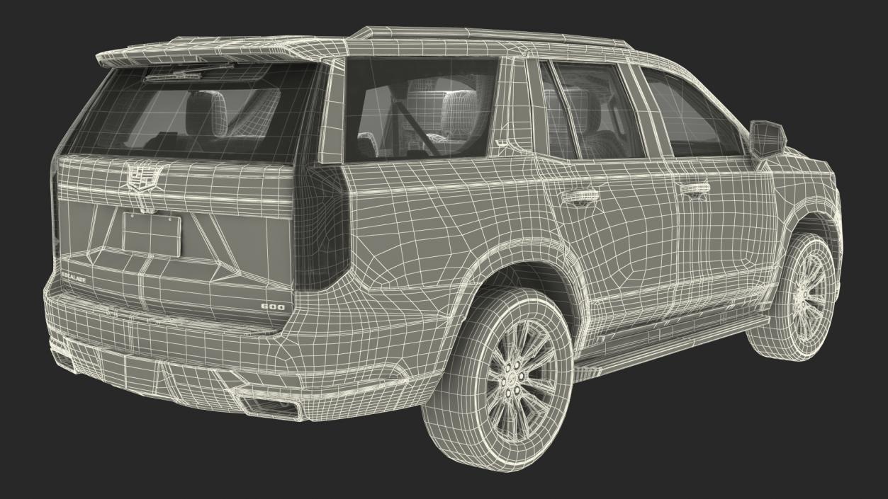 Cadillac Escalade 2021 Rigged 3D model