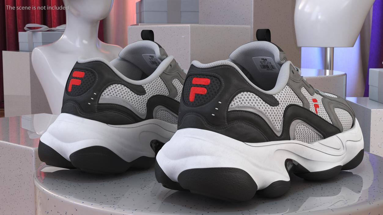 3D FILA Volt Sneakers model