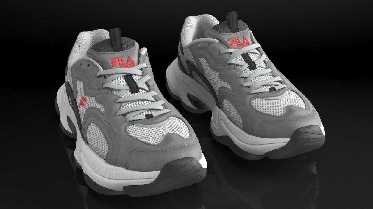 3D FILA Volt Sneakers model