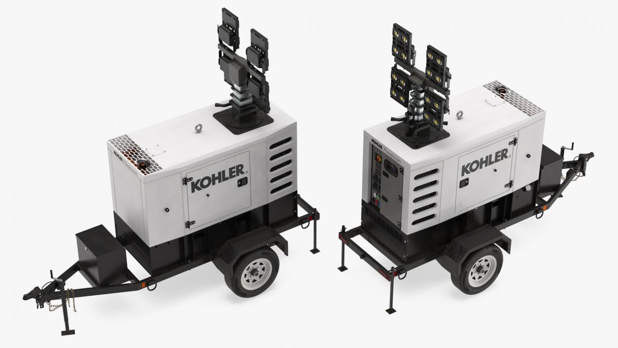 3D Kohler Mobile Generator model