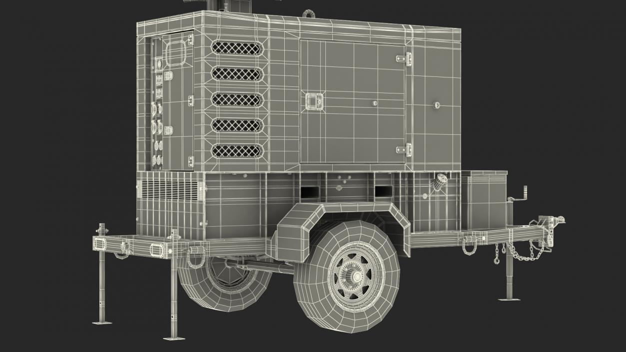 3D Kohler Mobile Generator model