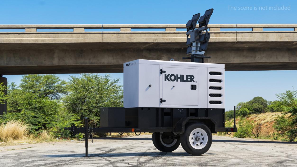 3D Kohler Mobile Generator model