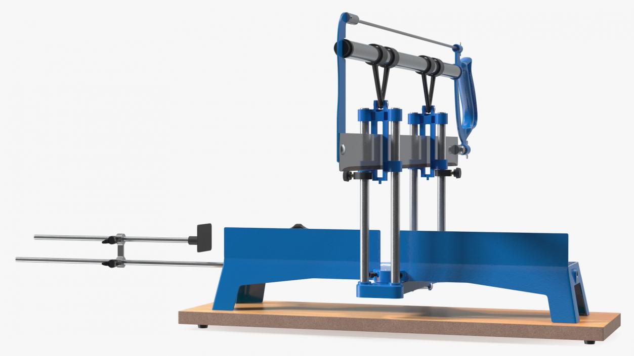 3D model Precision Hand Saw Rigged