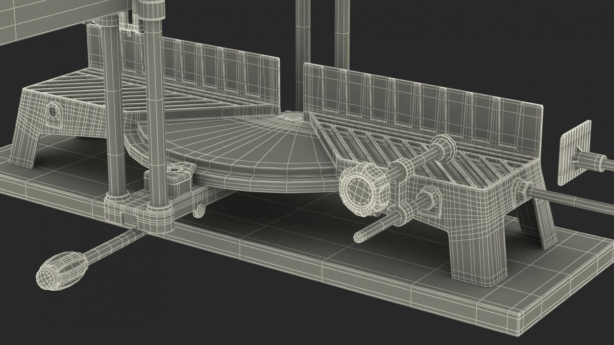 3D model Precision Hand Saw Rigged