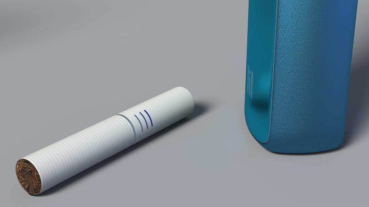 Electronic Cigarette Lil Blue 3D model