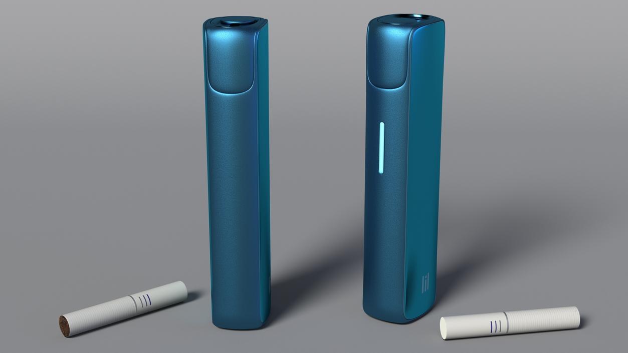 Electronic Cigarette Lil Blue 3D model