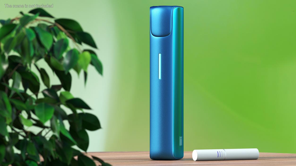 Electronic Cigarette Lil Blue 3D model