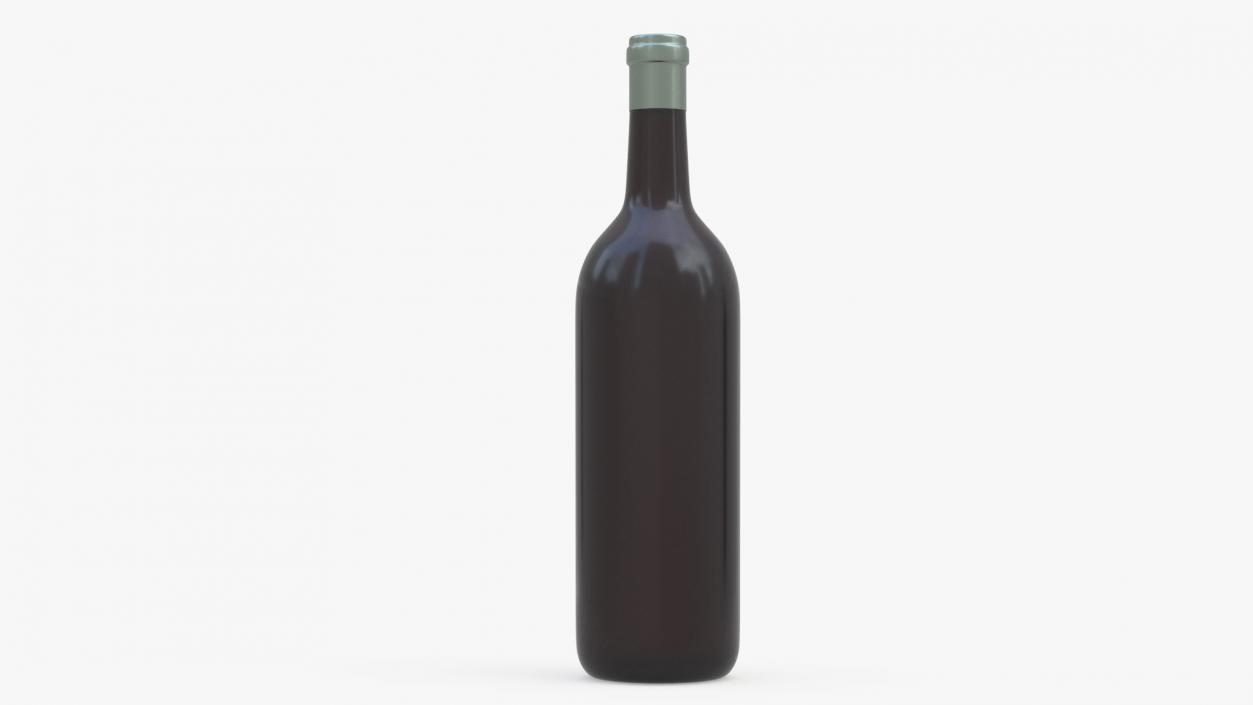 Classic Wine Bottle 3D model