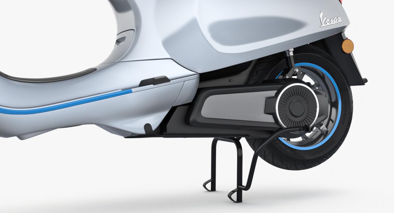 3D model Vespa Elettrica 2019 Scooter Rigged